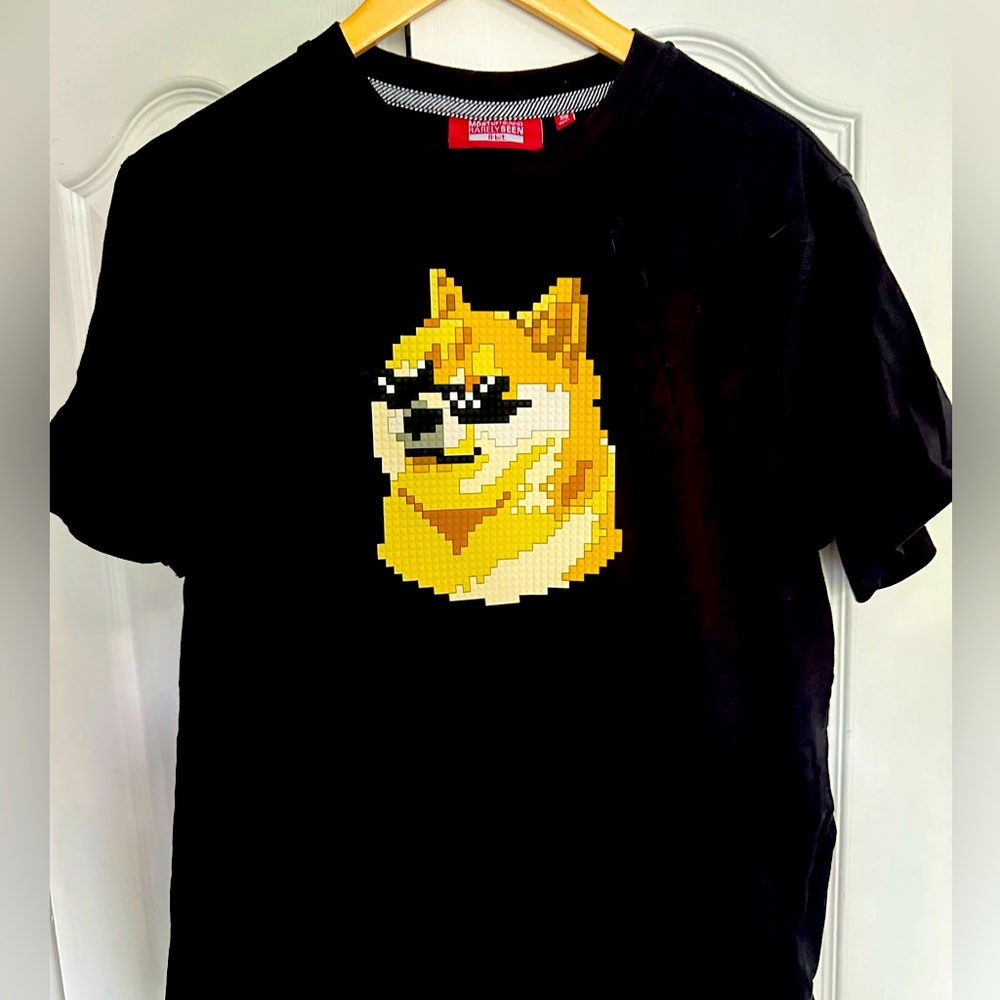 Doge meme t-shirt, black